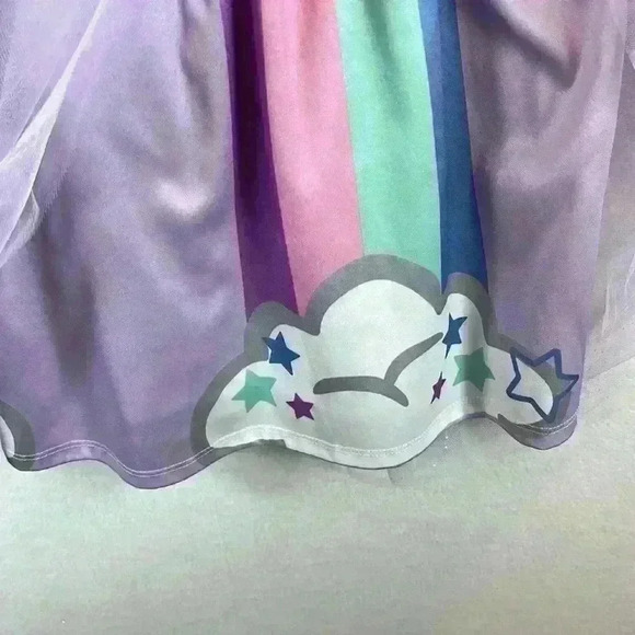 Lilt Rainbow Dress Girl's Size 10-24 Lavender Soft Net Skirt - Picture 4 of 9